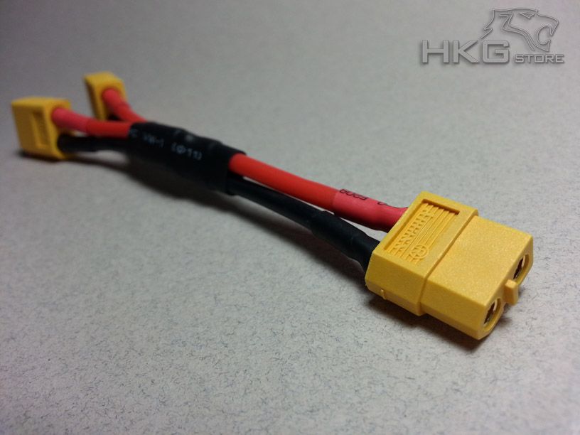 Details about DJI Phantom Battery Extension Cable 1 to 2 Wire by 