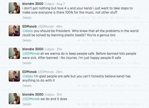 Diplo EDMSnob Twitter Kandi Argument