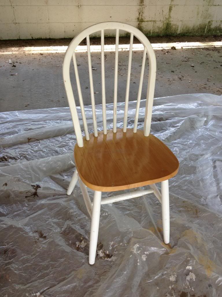 Gold-dipped dining chair tutorial