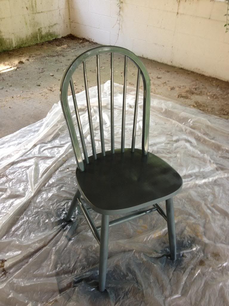 Gold-dipped dining chair tutorial