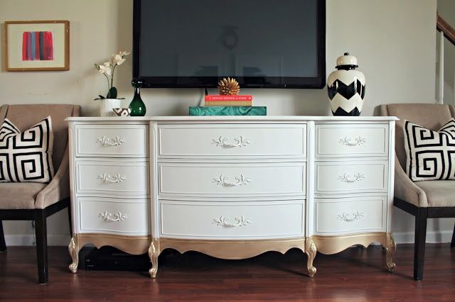 Gold-dipped dining chair tutorial