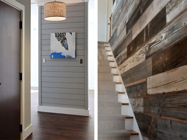 plank wall
