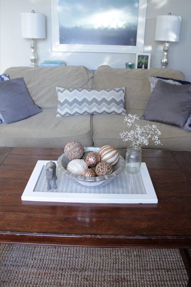 FREE DIY Coffee Table Tray