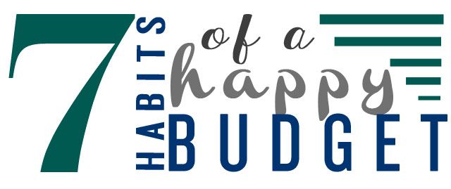 7 Habits of a Happy Budget - all precious & pleasant blog