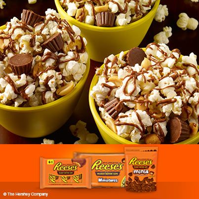 Yummy Recipe for REESE'S ® Game day pep corn!