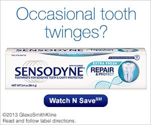 Sensodyne® Repair and Protect - Sensitive Teeth Repair - ad