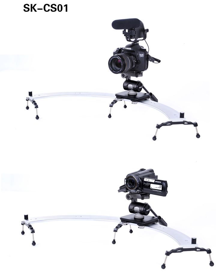 SKCS01 1/3 Circle Camera Track Slider Dolly Video Camcorder Glide Cam