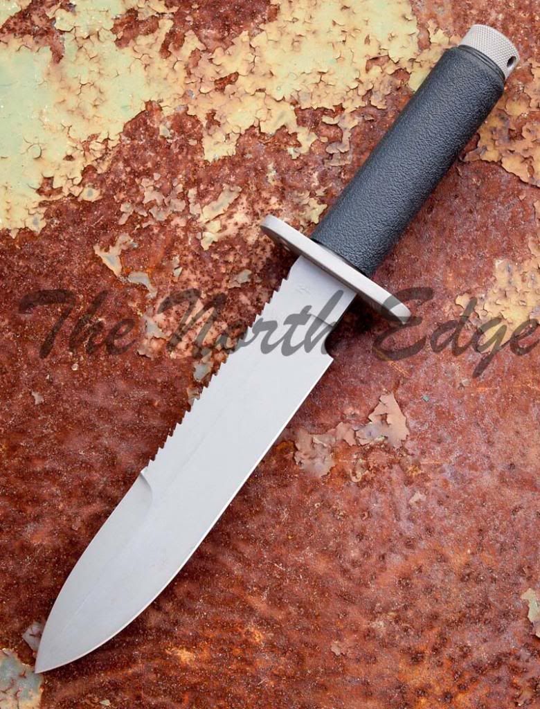 R P (Robert Parrish) hollow handle survival knife from the 1980s