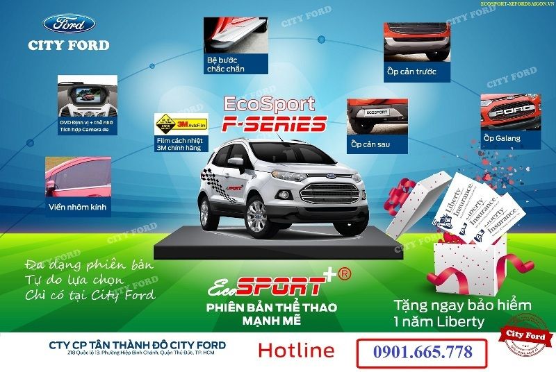 Khuyến mãi lớn tại cityford-mua xe ford nhận ngay tiền mặt,bảo hiểm,phim cách nhiệt - 1