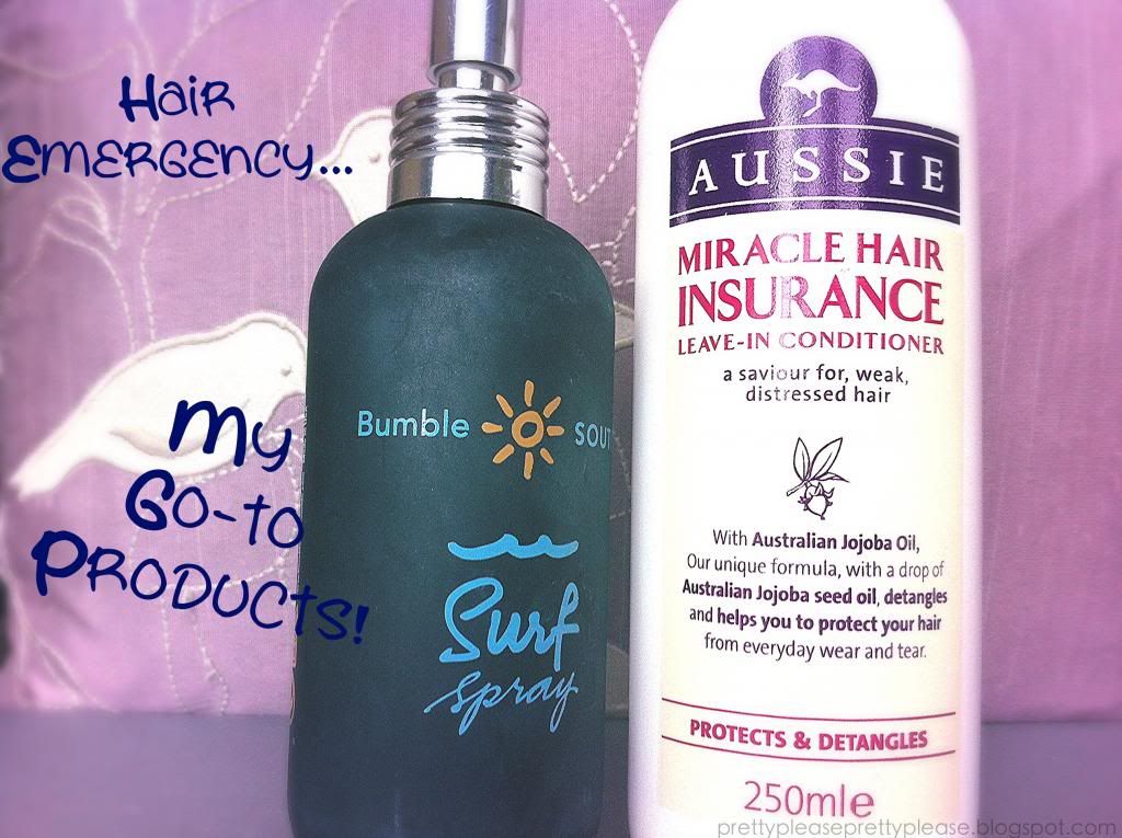 Emergency Hair Products: Surf Spray and Leave in Conditioner