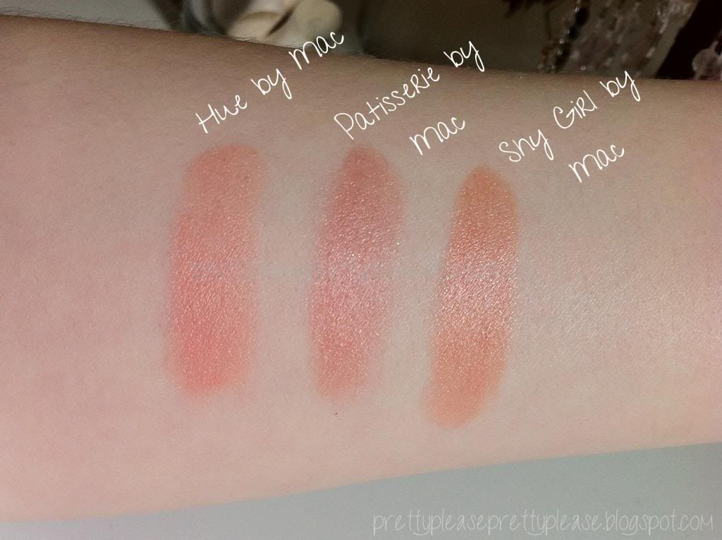 Patisserie Lipstick by Mac Swatches