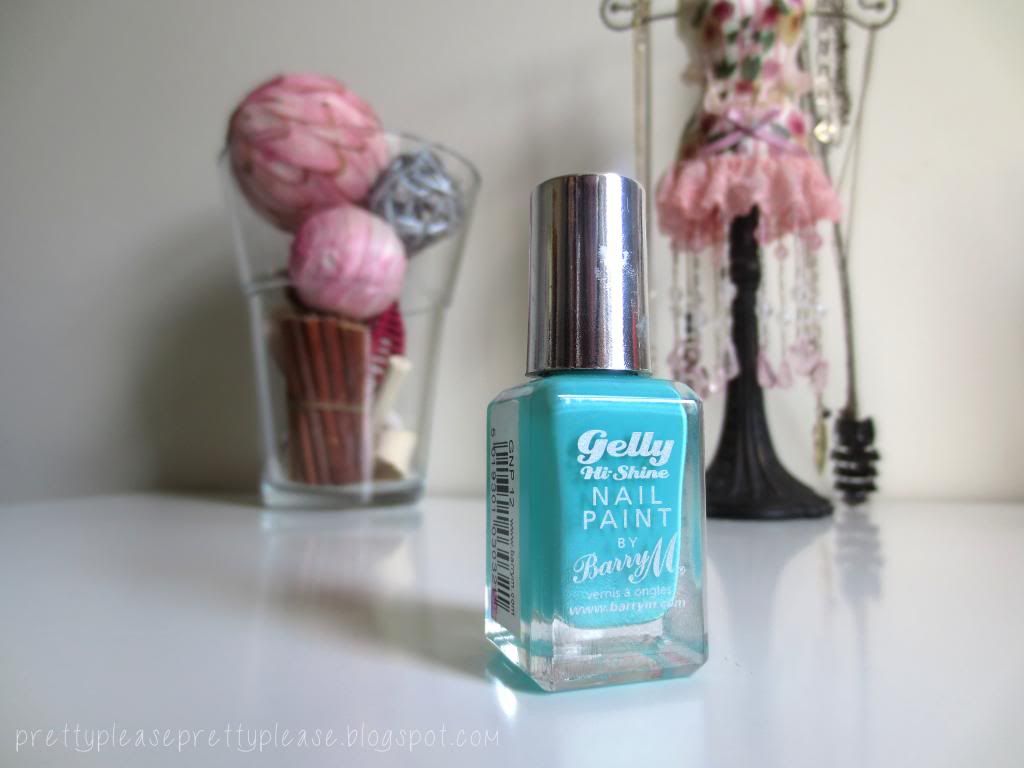 Barry M Gelly Hi-Shine Nail Paint in Greenberry Product Picture