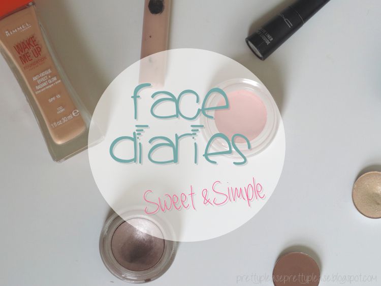 My Face of the Day Face Diaries Sweet and Simple by Pretty Please Blog