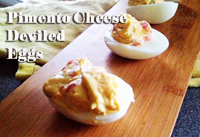 BeeStew: Pimento Cheese Deviled Eggs