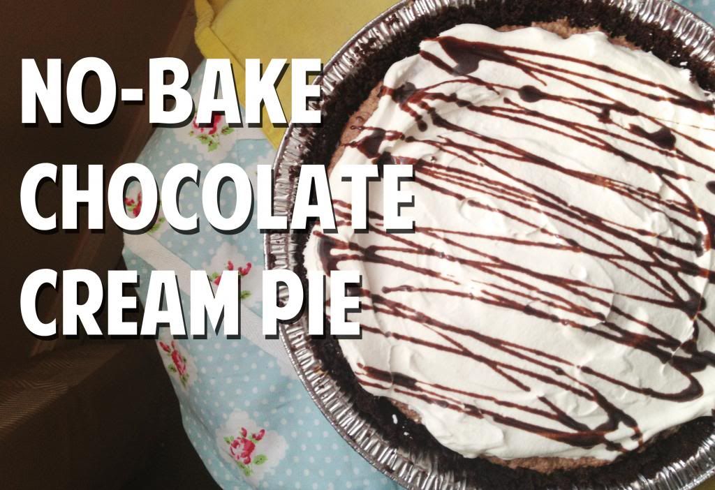  no-bake chocolate cream pie