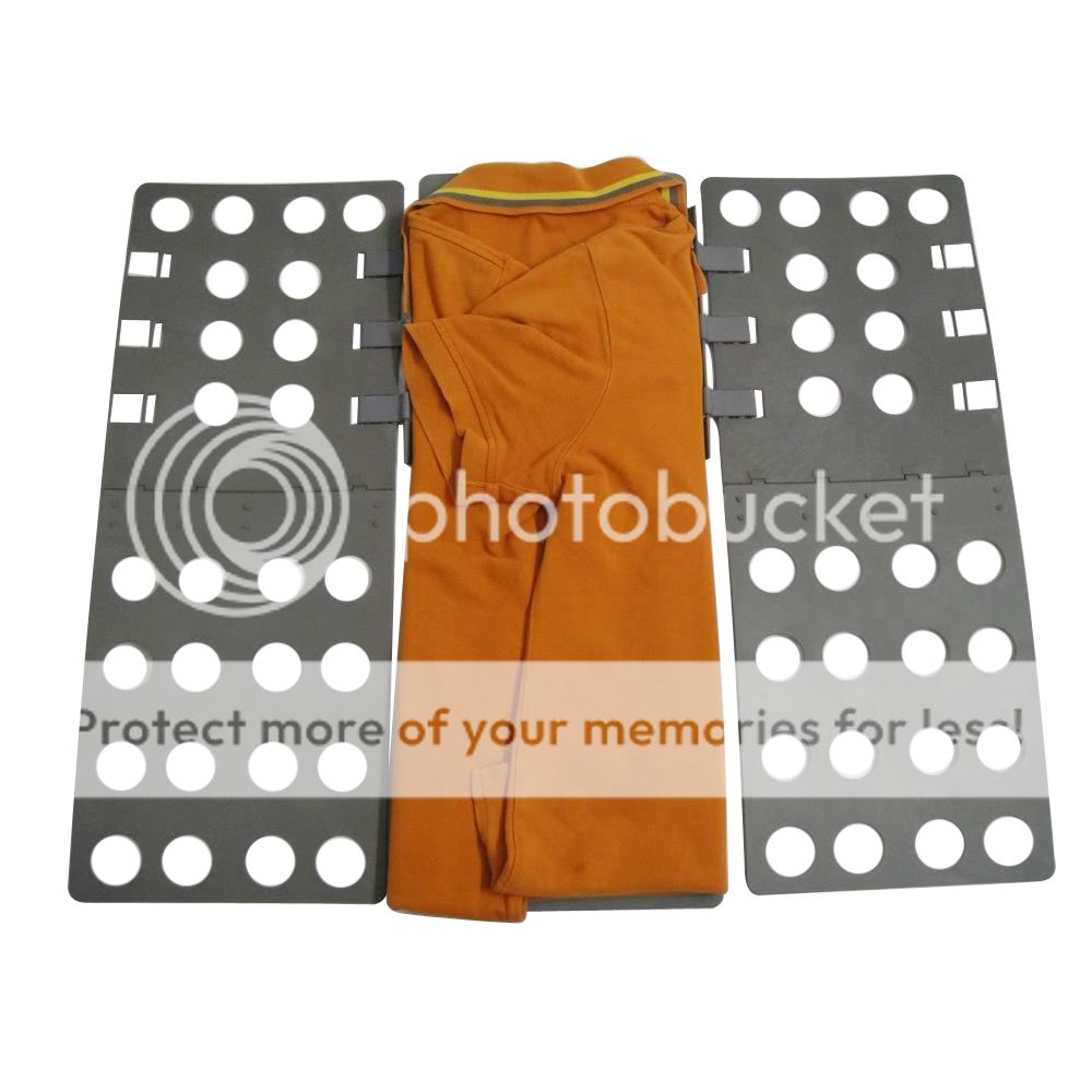 Adult Deluxe Dress T Shirt Clothes Flip Fold Folder Board Laundry Organizer