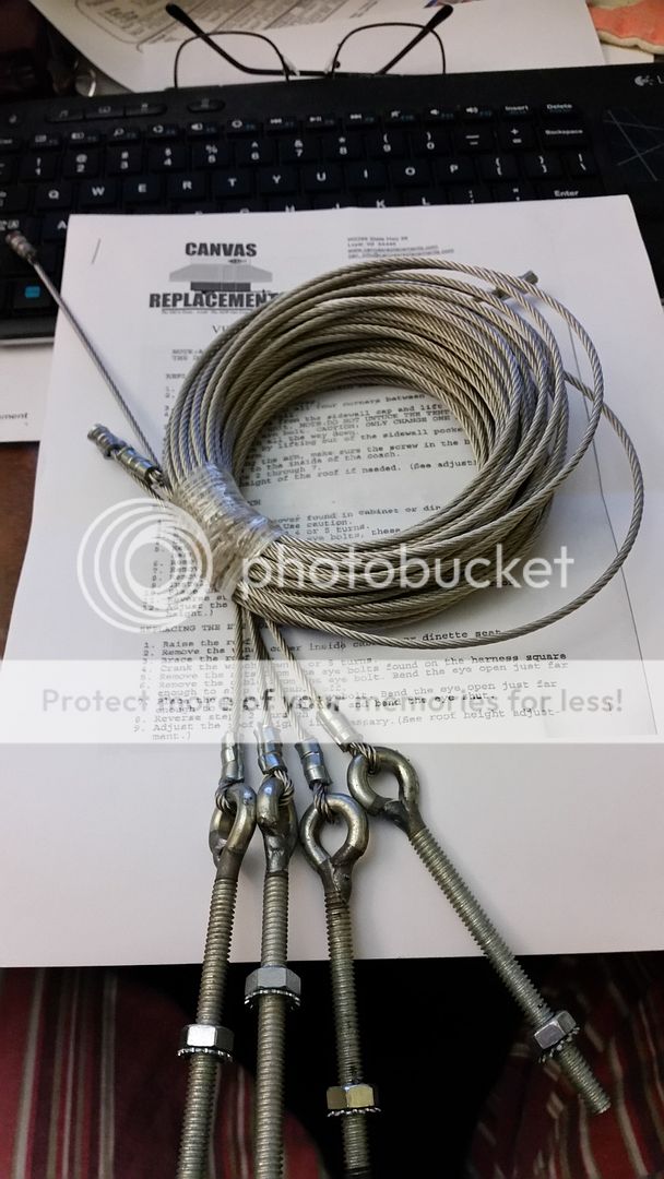 1990 Jayco popup camper difficult to crank open, easy to close